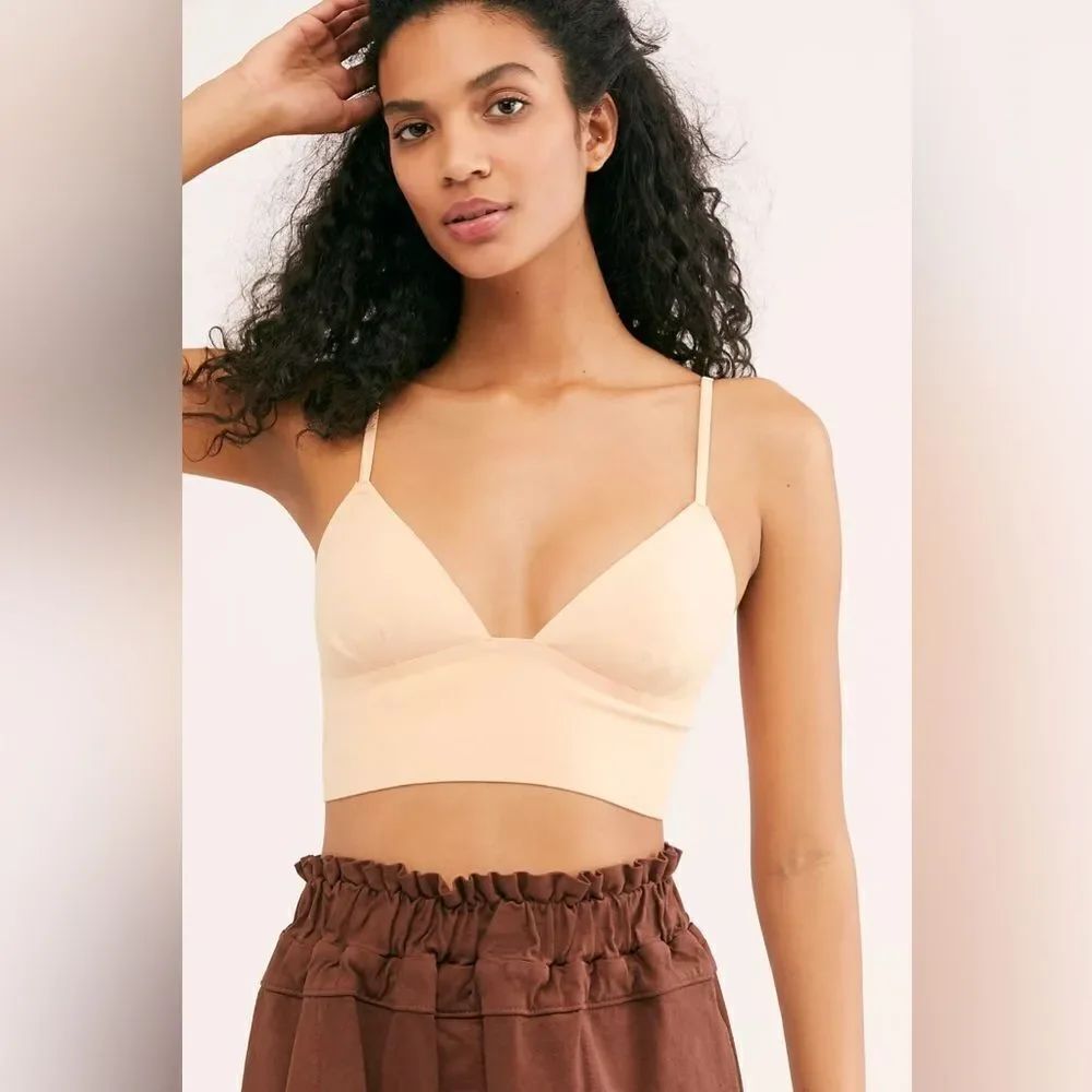 Free People “Sage” longline bralette NWT